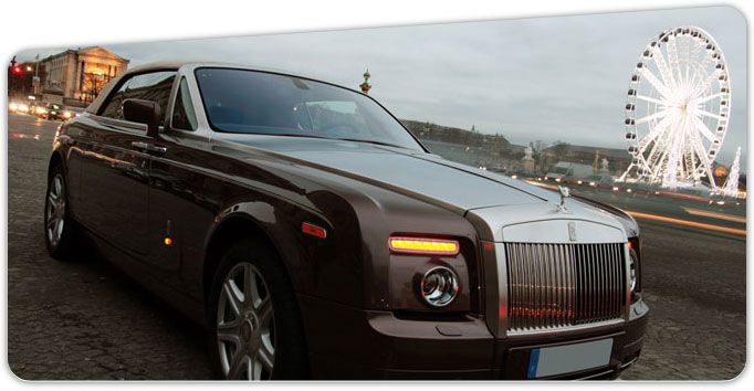 location auto de luxe rolls royce drophead