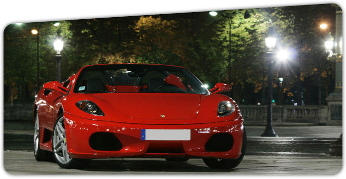 location voiture de luxe Paris ferrari F430 spider