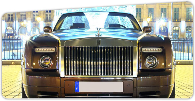 location voiture de luxe rolls royce drophead