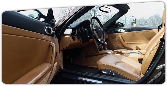 location voiture de prestige Porsche turbo cab